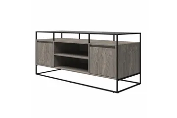 Camley Tv-benk 136,6x49,8 cm Grå - Dorel Home - Møbler - TV- & Mediamøbler - TV benk & mediabenk