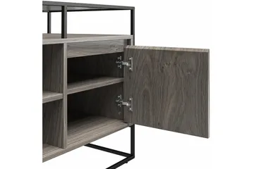 Camley Tv-benk 136,6x49,8 cm Grå - Dorel Home - Møbler - TV- & Mediamøbler - TV benk & mediabenk