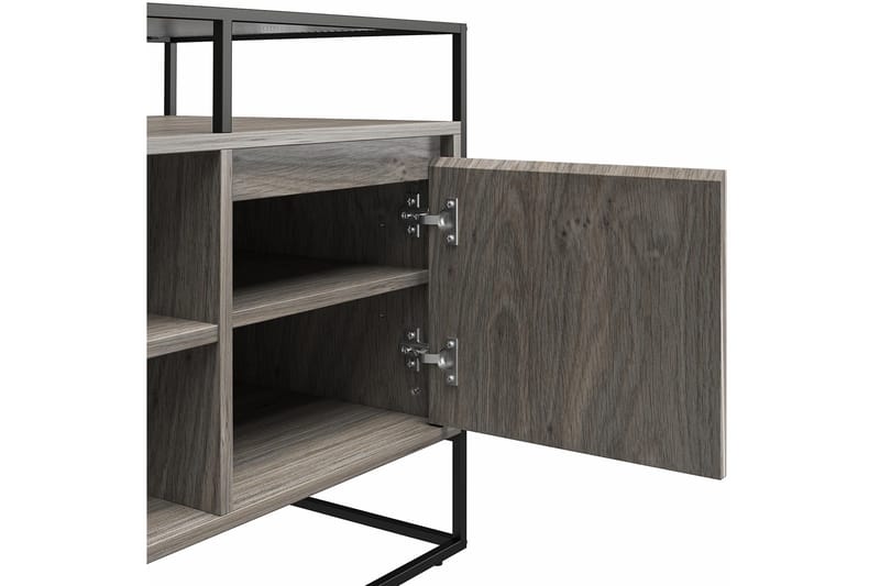 Camley Tv-benk 136,6x49,8 cm Grå - Dorel Home - Møbler - TV- & Mediamøbler - TV benk & mediabenk