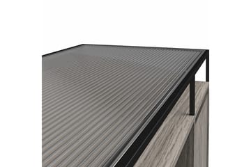 Camley Tv-benk 136,6x49,8 cm Grå - Dorel Home - Møbler - TV- & Mediamøbler - TV benk & mediabenk