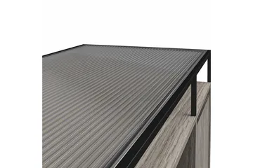 Camley Tv-benk 136,6x49,8 cm Grå - Dorel Home - Møbler - TV- & Mediamøbler - TV benk & mediabenk