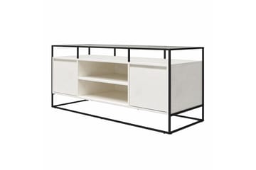 Camley Tv-benk 136,6x49,8 cm Hvit - Dorel Home - Møbler - TV- & Mediamøbler - TV benk & mediabenk