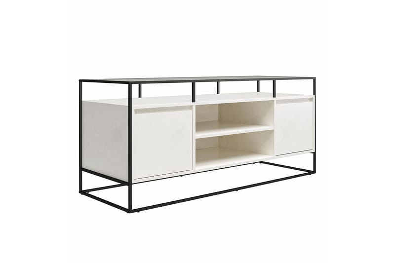 Camley Tv-benk 136,6x49,8 cm Hvit - Dorel Home - Møbler - TV- & Mediamøbler - TV benk & mediabenk