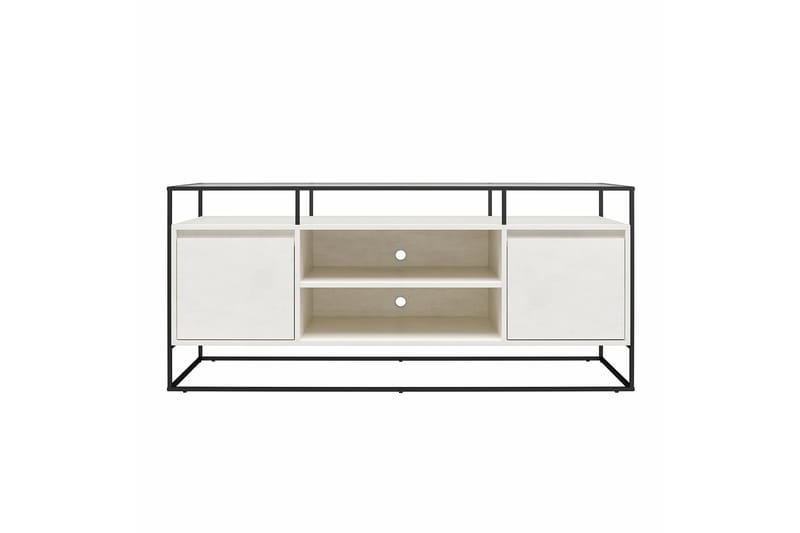 Camley Tv-benk 136,6x49,8 cm Hvit - Dorel Home - Møbler - TV- & Mediamøbler - TV benk & mediabenk