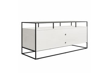 Camley Tv-benk 136,6x49,8 cm Hvit - Dorel Home - Møbler - TV- & Mediamøbler - TV benk & mediabenk