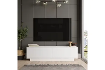 Caswell TV-benk 140 cm - Hvit - Møbler - TV- & Mediamøbler - TV benk & mediabenk