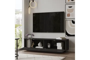 Caswell TV-benk 140 cm - Svart - Møbler - TV- & Mediamøbler - TV benk & mediabenk