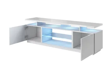 Ceasar TV-benk 180 cm med LED - Svart - Møbler - TV- & Mediamøbler - TV benk & mediabenk