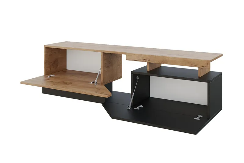 Ceelias Tv-benk 160 cm - Natur/Antrasitt - Møbler - TV- & Mediamøbler - TV benk & mediabenk