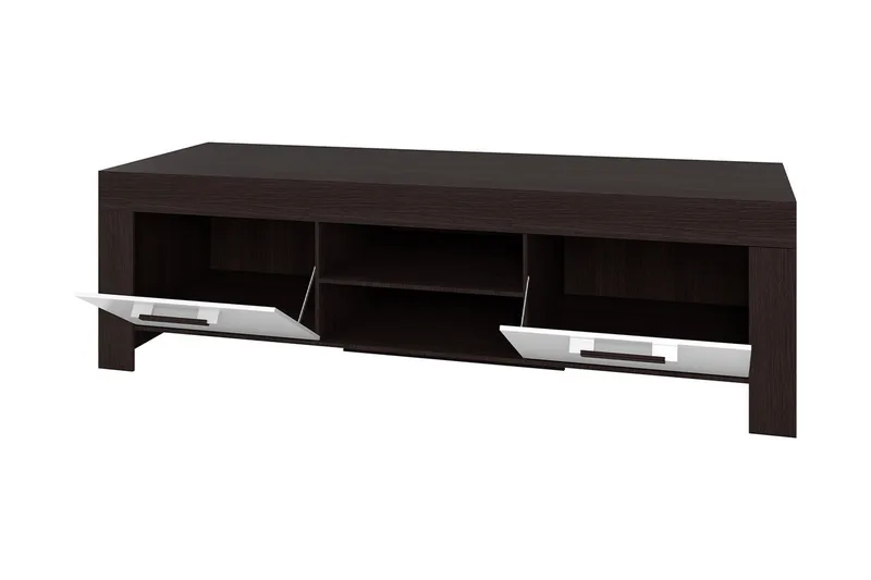 Cezar Gulvstående TV-benk 170 cm med Oppbevaring i Eik - Beige - Møbler - TV- & Mediamøbler - TV benk & mediabenk