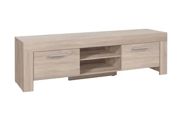 Cezar Gulvstående TV-benk 170 cm med Oppbevaring i Eik - Beige - Møbler - TV- & Mediamøbler - TV benk & mediabenk