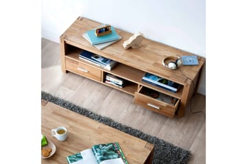 Chicago Ny TV-benk 140 cm - Eik - Møbler - TV- & Mediamøbler - TV benk & mediabenk