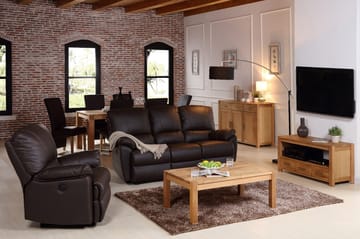 Chicago Ny TV-benk 140 cm - Eik - Møbler - TV- & Mediamøbler - TV benk & mediabenk