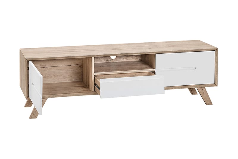 Colfer TV-Benk 150 cm - Hvit - Møbler - TV- & Mediamøbler - TV benk & mediabenk
