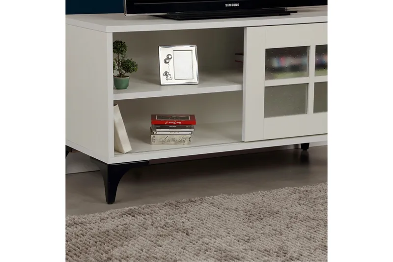 Comfortale TV-benk 100 cm - Hvit - Møbler - TV- & Mediamøbler - TV benk & mediabenk