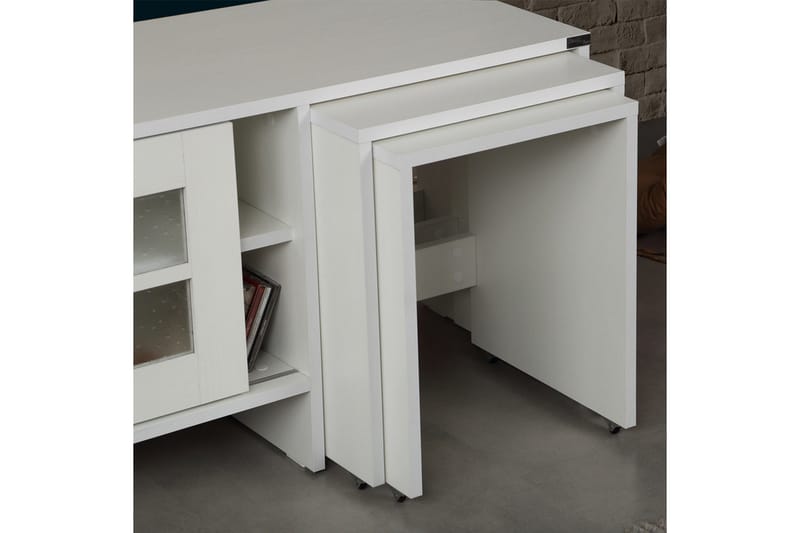 Comfortale TV-benk 150 cm - Hvit - Møbler - TV- & Mediamøbler - TV benk & mediabenk