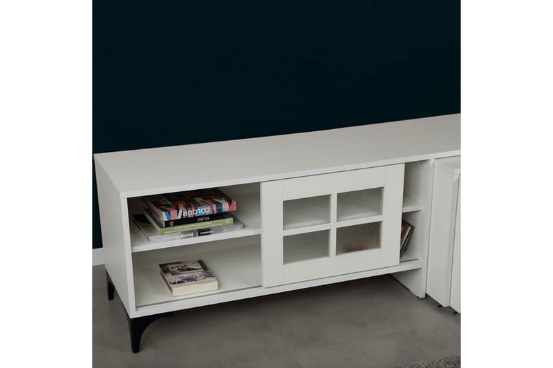 Comfortale TV-benk 150 cm - Hvit - Møbler - TV- & Mediamøbler - TV benk & mediabenk