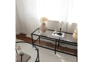 Condurso Tv-benk 130 cm - Svart - Møbler - TV- & Mediamøbler - TV benk & mediabenk