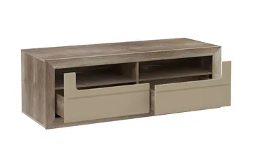 Corlius Tv-benk 144 cm - Beige/Brun - Møbler - TV- & Mediamøbler - TV benk & mediabenk