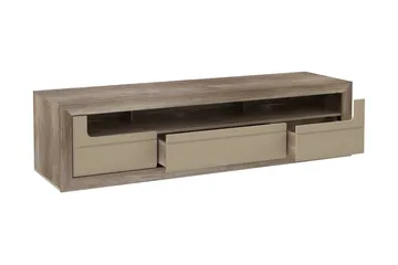 Corlius Tv-benk 194 cm - Beige/Brun - Møbler - TV- & Mediamøbler - TV benk & mediabenk
