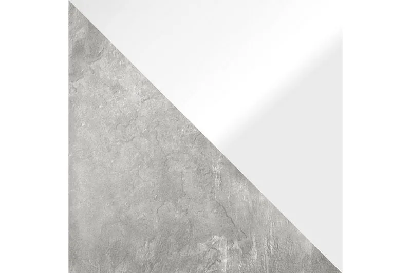 Cuguen TV-benk 180 cm - Hvit/Grå - Møbler - TV- & Mediamøbler - TV benk & mediabenk