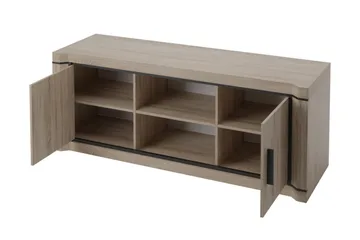 Dallas TV-benk 137x44x53 cm - Beige/Grå - Møbler - TV- & Mediamøbler - TV benk & mediabenk