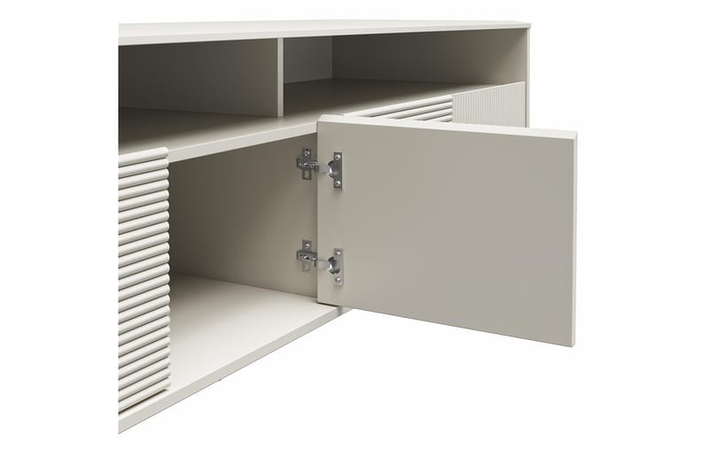 Daphne Tv-benk 158,5x50 cm Hvit - Dorel Home - Møbler - TV- & Mediamøbler - TV benk & mediabenk