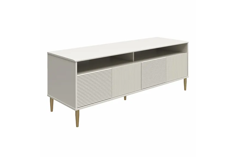 Daphne Tv-benk 158,5x50 cm Hvit - Dorel Home - Møbler - TV- & Mediamøbler - TV benk & mediabenk