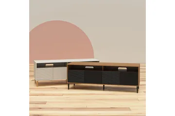 Daphne Tv-benk 158,5x50 cm Hvit - Dorel Home - Møbler - TV- & Mediamøbler - TV benk & mediabenk