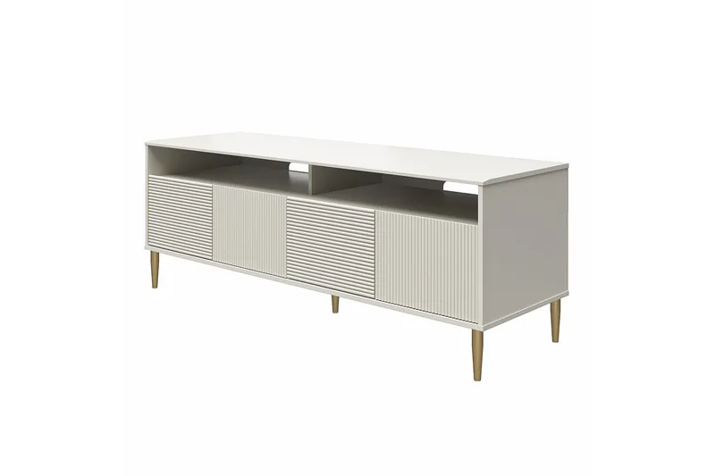 Daphne Tv-benk 158,5x50 cm Hvit - Dorel Home - Møbler - TV- & Mediamøbler - TV benk & mediabenk