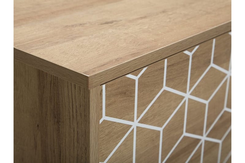 Dariana TV-Benk 160 cm - Tre/Natur - Møbler - TV- & Mediamøbler - TV benk & mediabenk