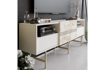 Dasaki Tv-benk 180 cm - Hvit - Møbler - TV- & Mediamøbler - TV benk & mediabenk