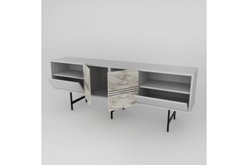 Dasaki Tv-benk 180 cm - Hvit - Møbler - TV- & Mediamøbler - TV benk & mediabenk