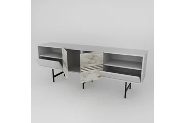 Dasaki Tv-benk 180 cm - Hvit - Møbler - TV- & Mediamøbler - TV benk & mediabenk