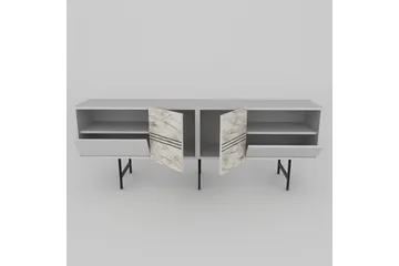 Dasaki Tv-benk 180 cm - Hvit - Møbler - TV- & Mediamøbler - TV benk & mediabenk