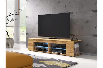 Davalos Tv-benk 180 cm - Eik - Møbler - TV- & Mediamøbler - TV benk & mediabenk