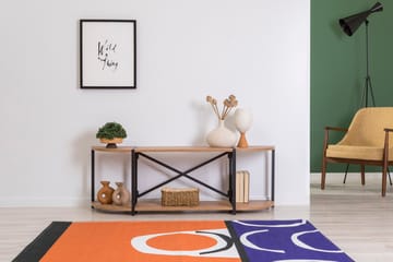 Debesis TV-benk 138 cm - Brun/Svart - Møbler - TV- & Mediamøbler - TV benk & mediabenk