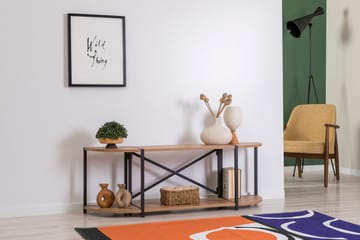 Debesis TV-benk 138 cm - Brun/Svart - Møbler - TV- & Mediamøbler - TV benk & mediabenk