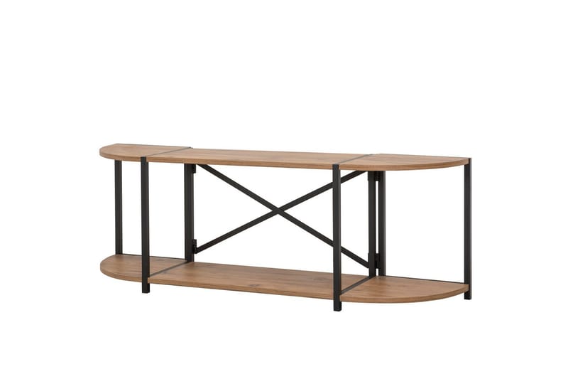 Debesis TV-benk 138 cm - Brun/Svart - Møbler - TV- & Mediamøbler - TV benk & mediabenk