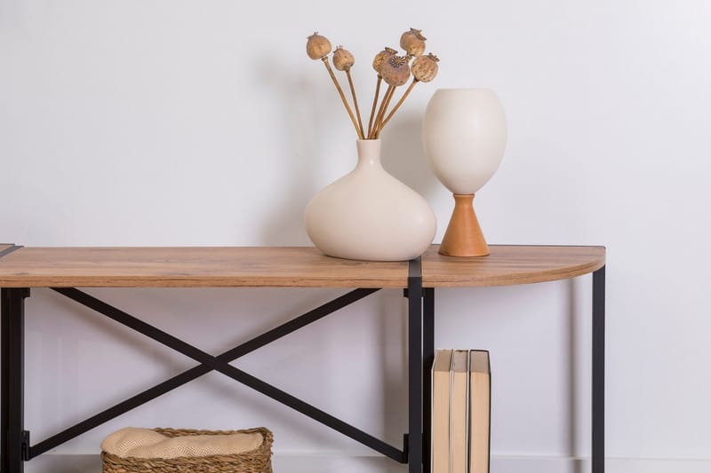 Debesis TV-benk 138 cm - Brun/Svart - Møbler - TV- & Mediamøbler - TV benk & mediabenk