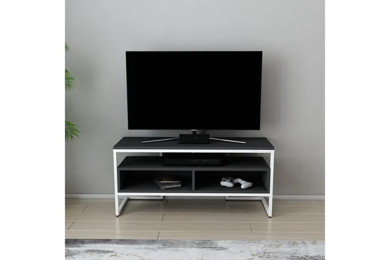 Desgrar Tv-benk 110x49,9 cm - Hvit - Møbler - TV- & Mediamøbler - TV benk & mediabenk