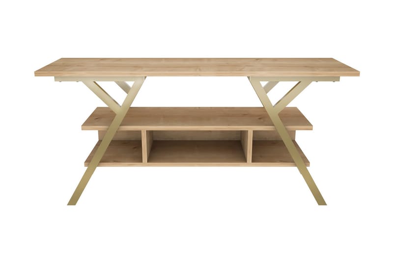 Desgrar Tv-benk 120x55 cm - Gull - Møbler - TV- & Mediamøbler - TV benk & mediabenk
