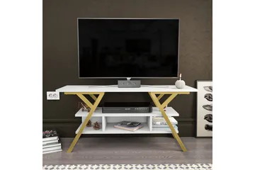 Desgrar Tv-benk 120x55 cm - Gull - Møbler - TV- & Mediamøbler - TV benk & mediabenk