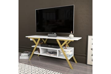 Desgrar Tv-benk 120x55 cm - Gull - Møbler - TV- & Mediamøbler - TV benk & mediabenk