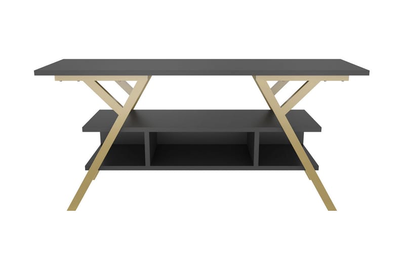 Desgrar Tv-benk 120x55 cm - Gull - Møbler - TV- & Mediamøbler - TV benk & mediabenk