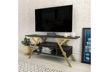 Desgrar Tv-benk 120x55 cm - Gull - Møbler - TV- & Mediamøbler - TV benk & mediabenk