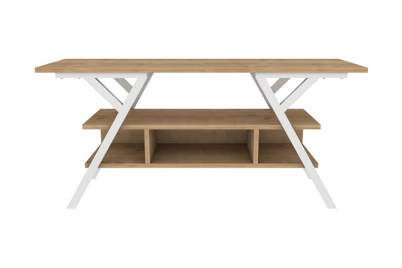 Desgrar Tv-benk 120x55 cm - Hvit - Møbler - TV- & Mediamøbler - TV benk & mediabenk