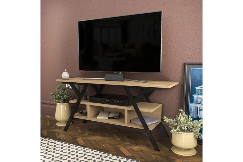 Desgrar Tv-benk 120x55 cm - Svart - Møbler - TV- & Mediamøbler - TV benk & mediabenk