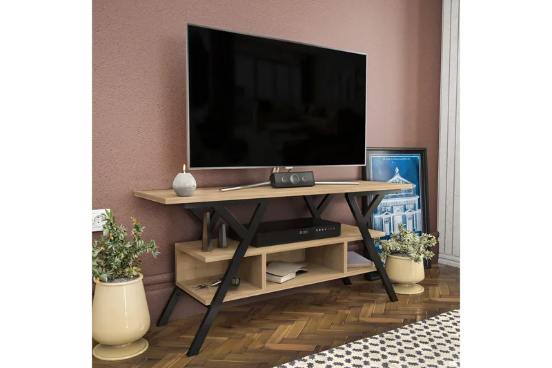 Desgrar Tv-benk 120x55 cm - Svart - Møbler - TV- & Mediamøbler - TV benk & mediabenk