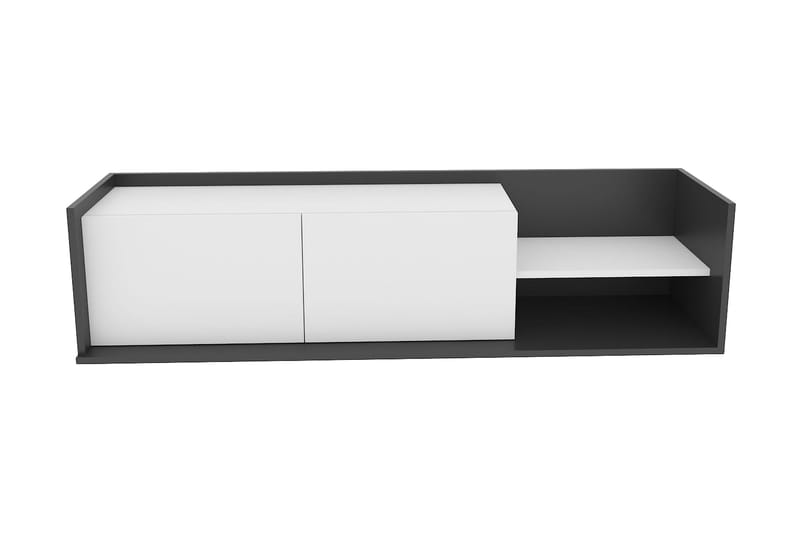 Desgrar Tv-benk 160x36,8 cm - Antrasitt - Møbler - TV- & Mediamøbler - TV benk & mediabenk